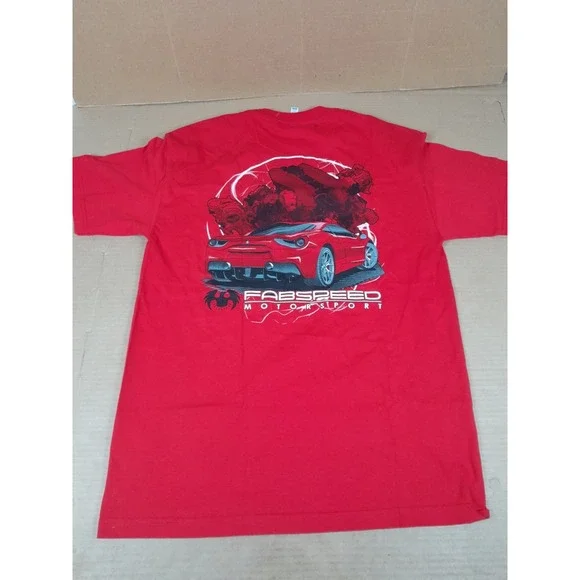 Fabspeed Motorsport T-Shirt - Employee Graphic Tee RARE Sz L FERRARI - Picture 12 of 12